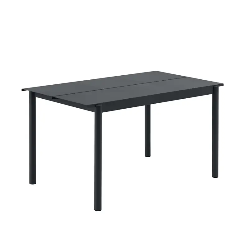 Usine Directe Outdoor Table LINEAR STEEL BlackMUUTO