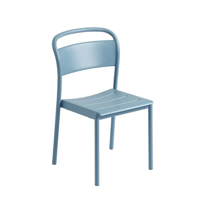 Outdoor Chair and Small Lounge Chair LINEAR STEEL Light BlueMUUTO Achat Immédiat