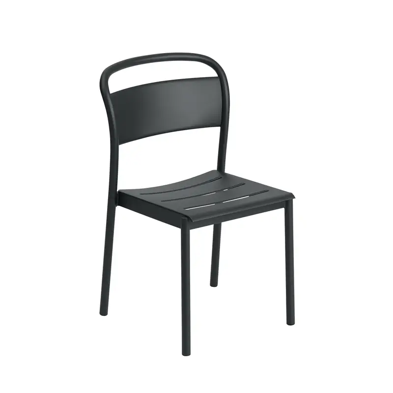 Chaise extérieure LINEAR STEEL NoirMUUTO Expédié Aujourd&rsquo;hui