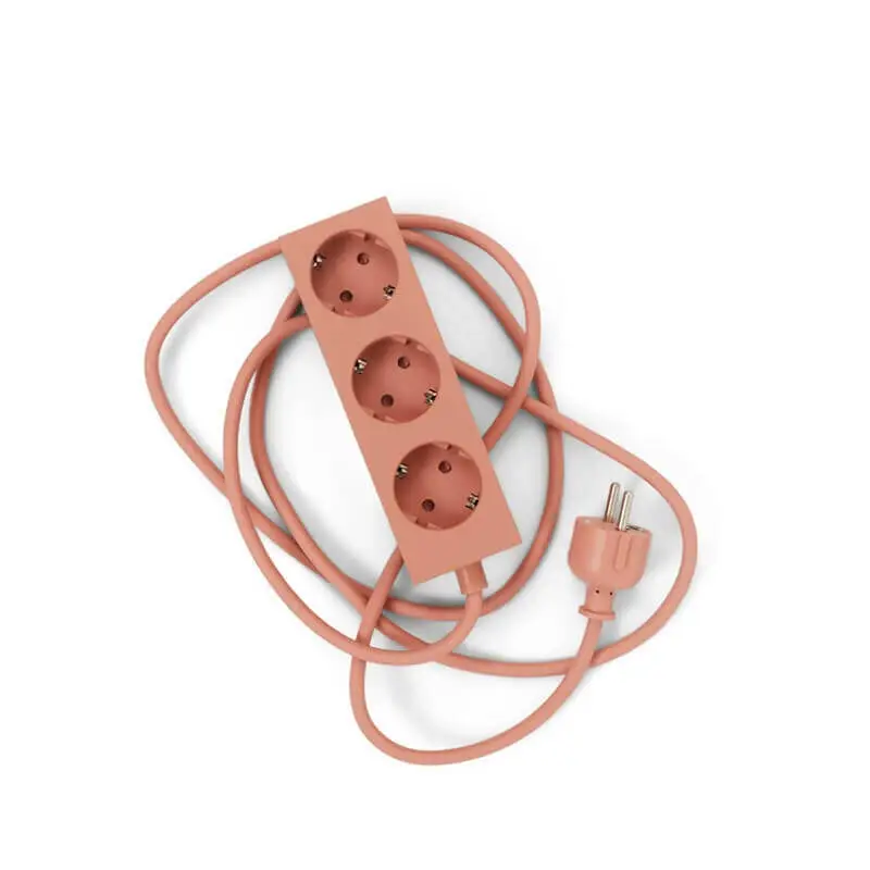 Prix Choc Practical object POWER BAR Power Strip 5m Dusty RosePEDESTAL