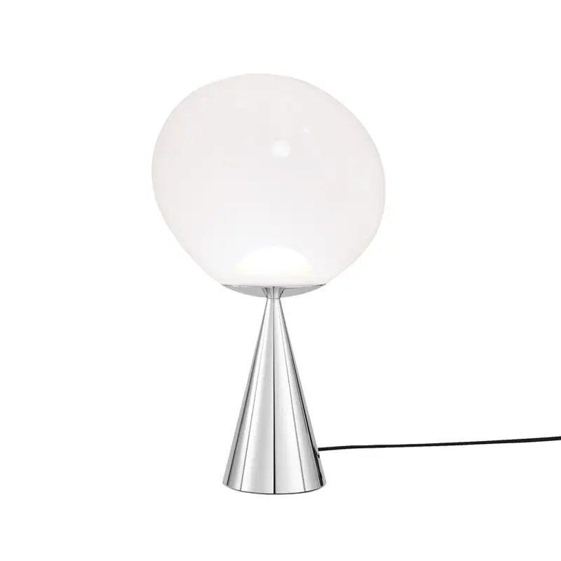 Table Lamp MELT CONE FAT Opalin/ chromeTOM DIXON Achat Immédiat