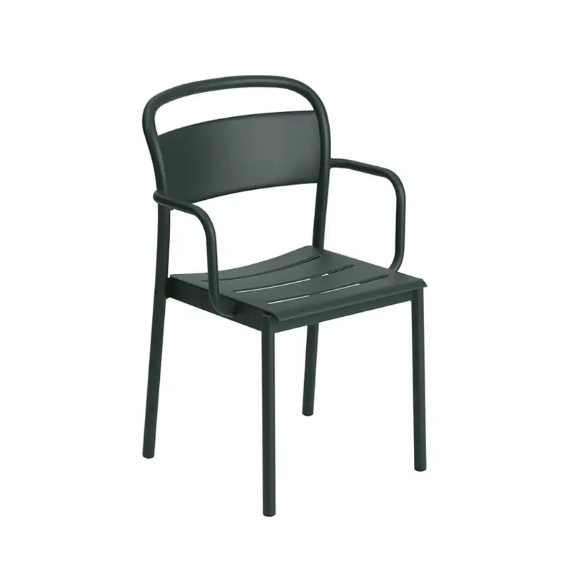 Achetez Aujourd&rsquo;hui Chaise extérieure LINEAR STEEL Vert foncéMUUTO