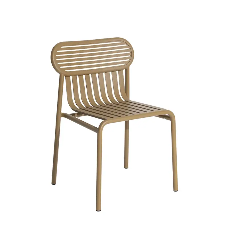 Must-Have Outdoor Chair and Small Lounge Chair WEEK-END GoldPETITE FRITURE
