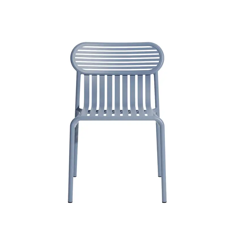 Outdoor Chair and Small Lounge Chair WEEK-END Pigeon BluePETITE FRITURE Retour Gratuit