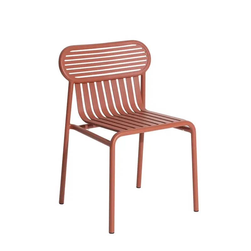Nouveauté Outdoor Chair and Small Lounge Chair WEEK-END TerracottaPETITE FRITURE