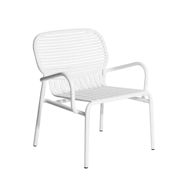 Super Prix Outdoor Lounge Chair WEEK-END WhitePETITE FRITURE