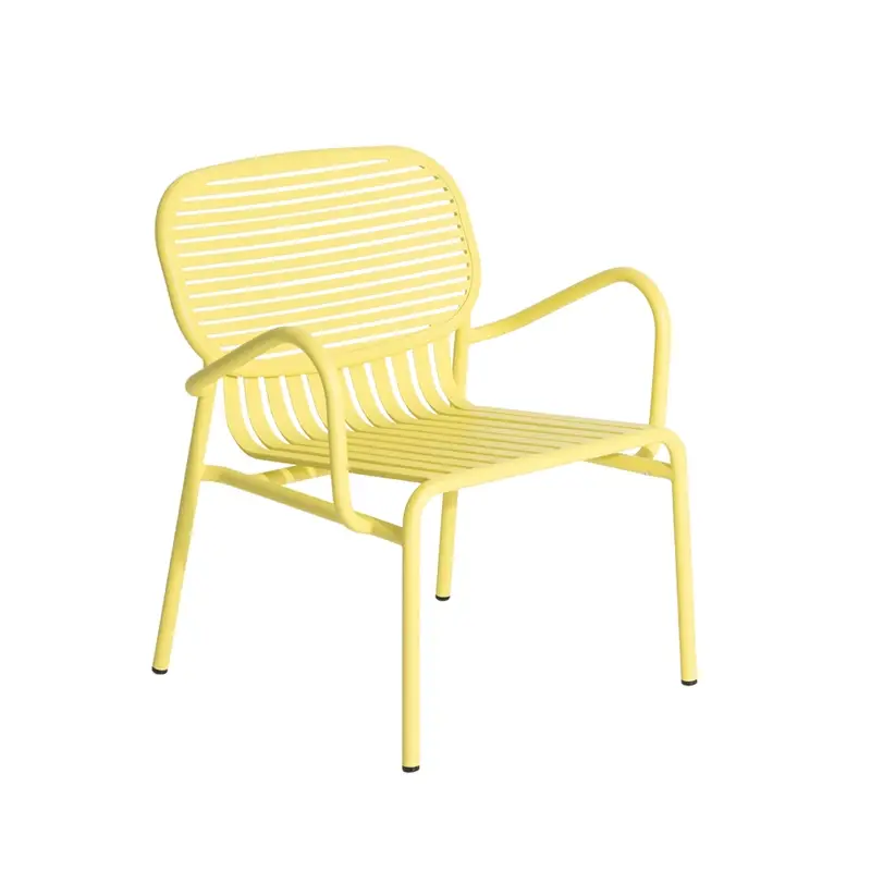 Outdoor Lounge Chair WEEK-END YellowPETITE FRITURE Prix Réduit