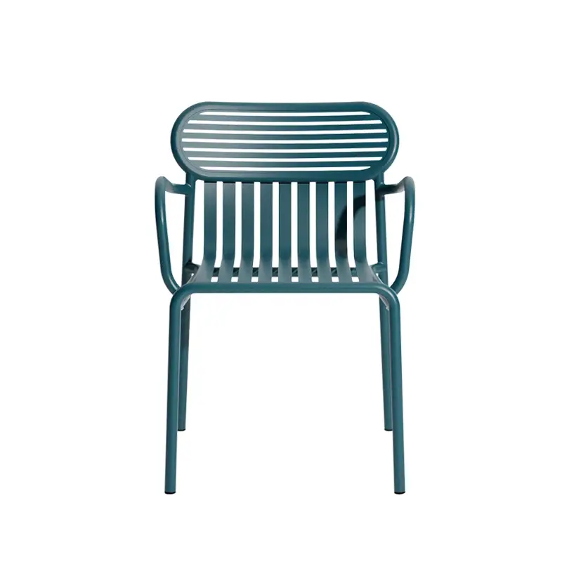 Dernière Chance Outdoor Chair and Small Lounge Chair WEEK-END Ocean BluePETITE FRITURE