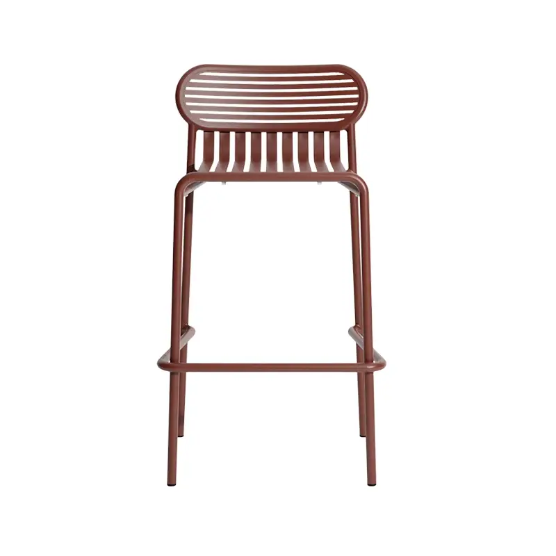 Pas Cher Bar Stool WEEK-END Red BrownPETITE FRITURE