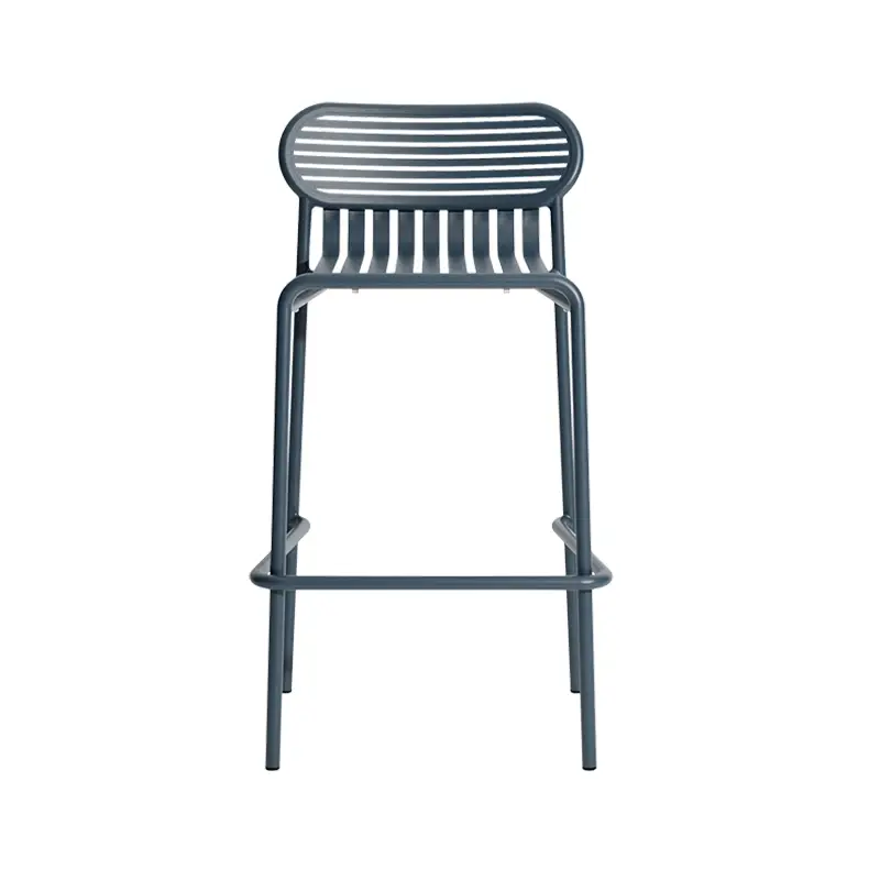Prix Réduit Tabouret haut WEEK-END Gris bleuPETITE FRITURE