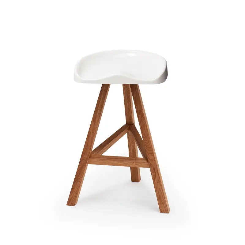 Bar Stool HEIDI BlancESTABLISHED & SONS Livraison Express