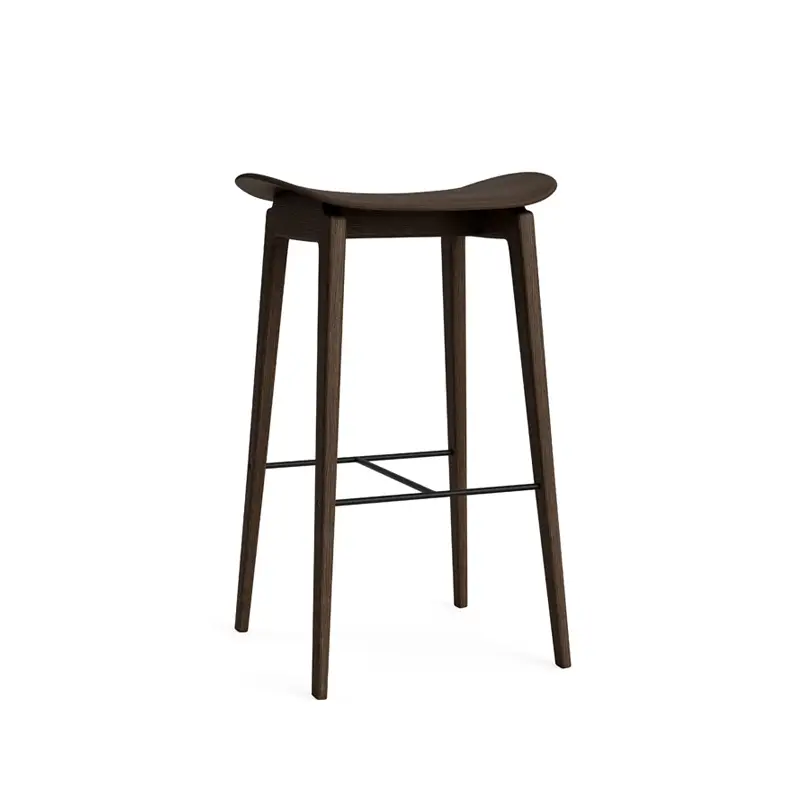 Pas Cher Tabouret haut NY11 Chêne fumé foncé NORR11