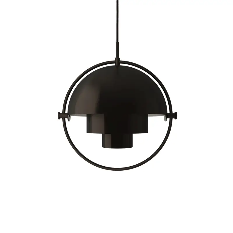 Pendant Light MULTI-LITE Black BrassGUBI Produit De Marque