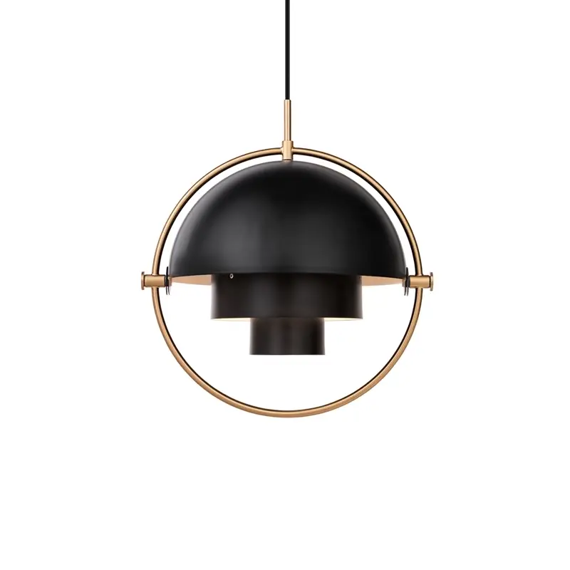 Pendant Light MULTI-LITE Brass/ blackGUBI Quantité Limitée