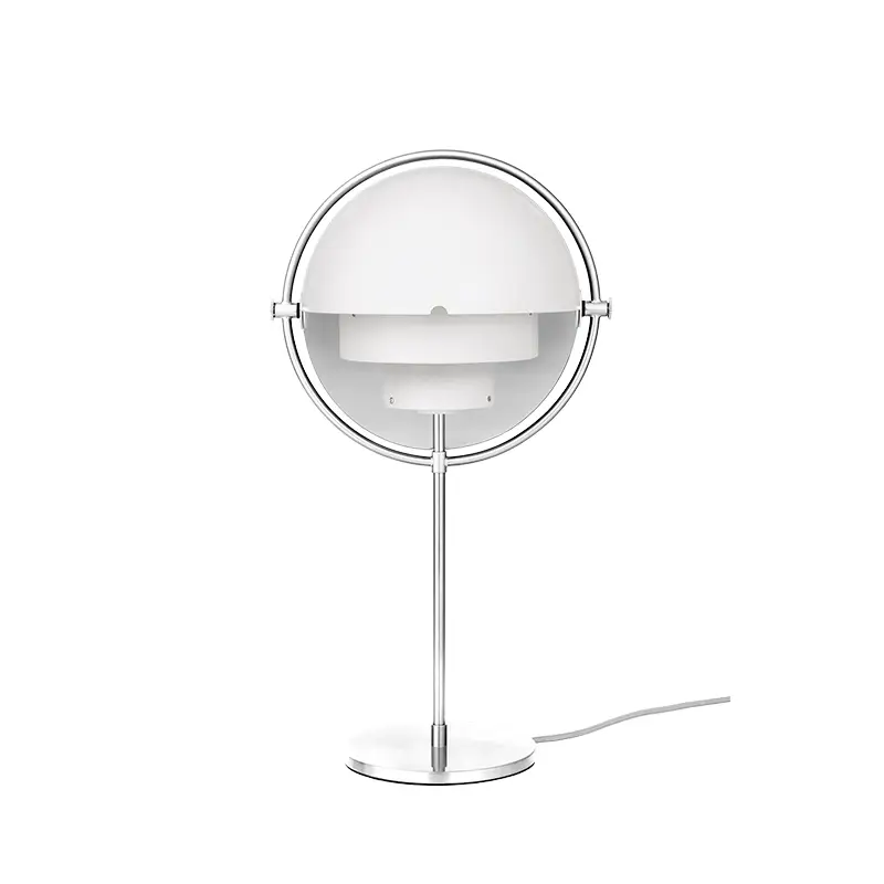 Prix Choc Lampe à poser MULTI-LITE Chrome/ blancGUBI