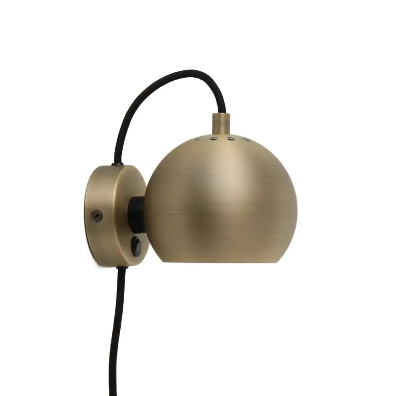 Commander Maintenant Wall light BALL Matt Antique BrassFRANDSEN
