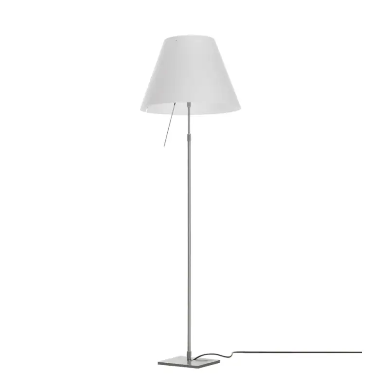 Floor Lamp COSTANZA White/ aluminiumLUCEPLAN Vente Directe