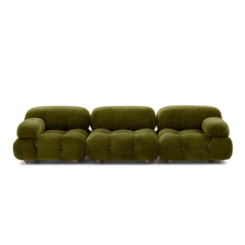 Prix Promo Sofa CAMALEONDA linear 3 seats Enia Olive GreenB&B ITALIA