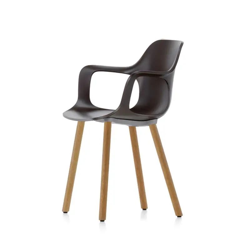 Usine Directe Chaise HAL RE ARMCHAIR WOOD Noir REVITRA