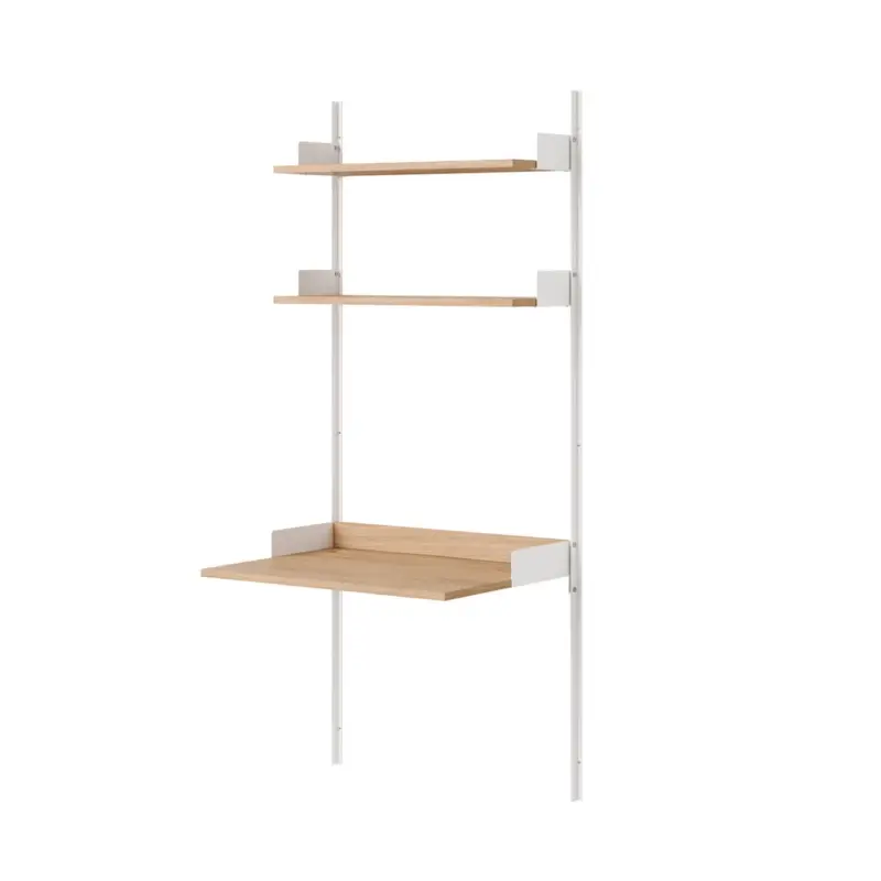 Authentique Desk NEW WORKS STUDY SHELF White/ OakNEW WORKS