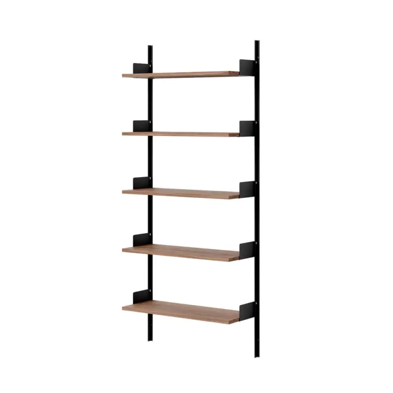 Shelving NEW WORKS WALL 1900 Black/WalnutNEW WORKS Offre Exclusive