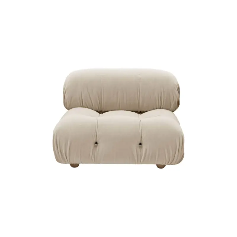 Sofa CAMALEONDA single module Licata Natural VelvetB&B ITALIA Dernier Modèle