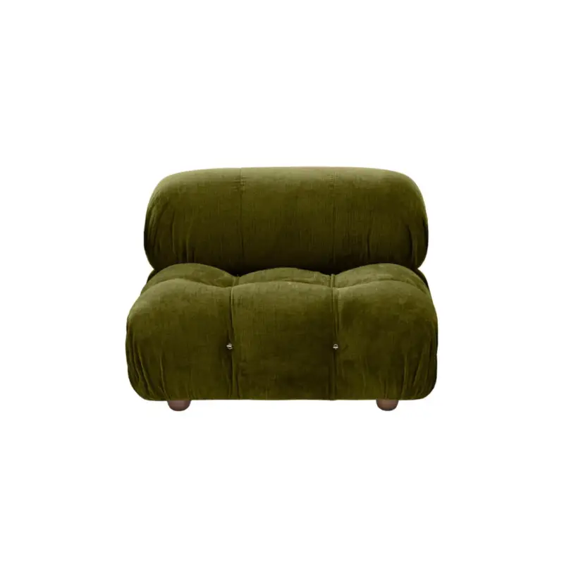 Commander Vite Canapé CAMALEONDA module simple Chenille Enia Vert OliveB&B ITALIA