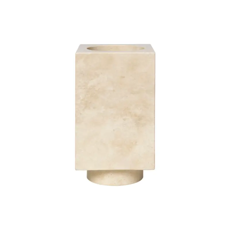 Vase HEW TravertinFERM LIVING Commander Maintenant