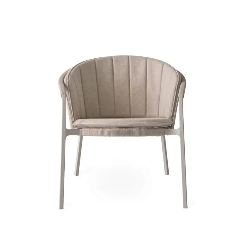 Quantité Limitée Fauteuil extérieur LAGRASSE 712 Lounge avec coussin d&rsquo;assise et dossierVIPP