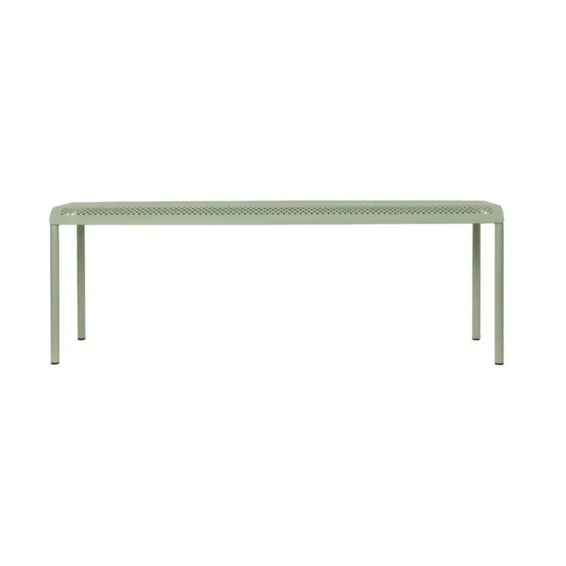 Promotion Saisonnière Banc extérieur DAPPLE L130 Vert ThéFERM LIVING