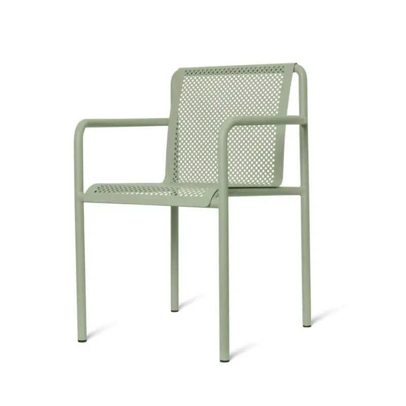 Offre Limitée Chaise extérieure DAPPLE avec accoudoirs Vert ThéFERM LIVING