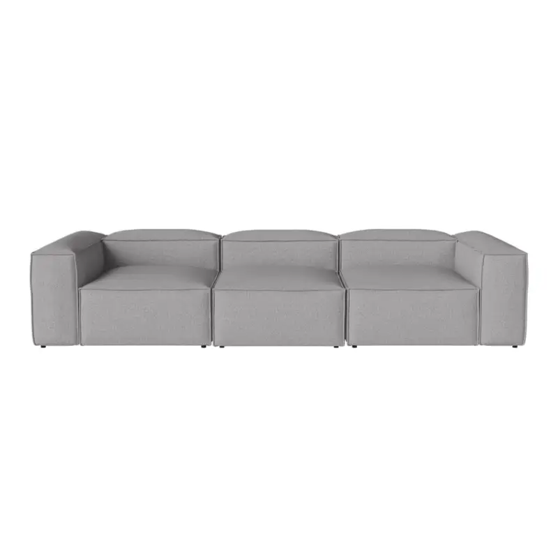 Sofa COSIMA 340x120 Monza Light GreyBOLIA Top Vente
