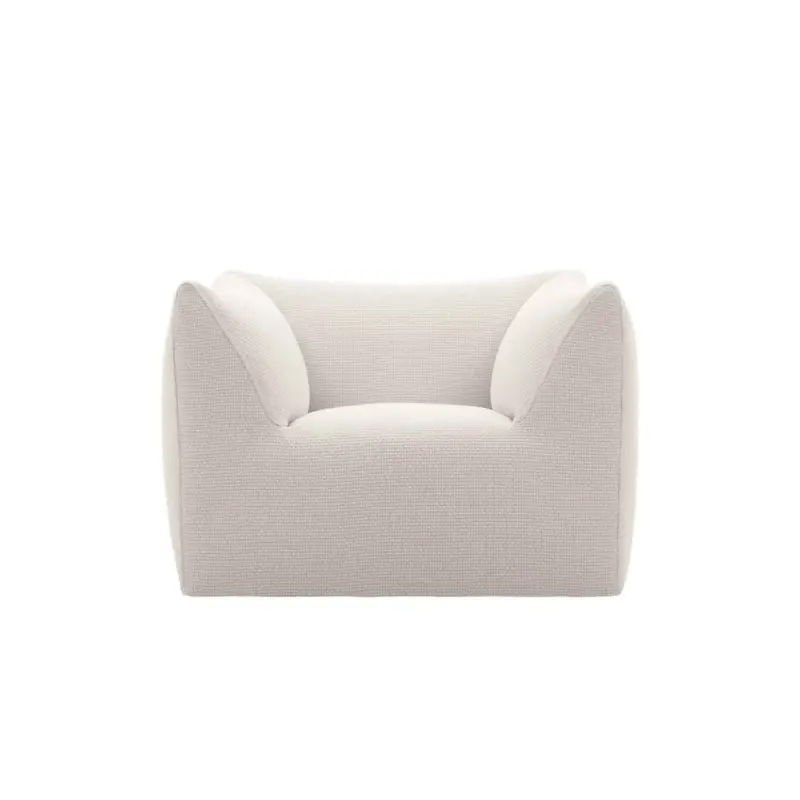 Prix Choc Outdoor Lounge Chair LA BAMBOLA OUTDOOR White Delos CanvasB&B ITALIA