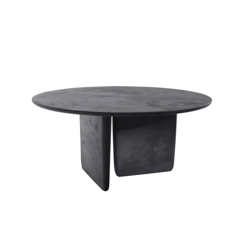 Dining Table TOBI-ISHI black concreteB&B ITALIA Prix Bas