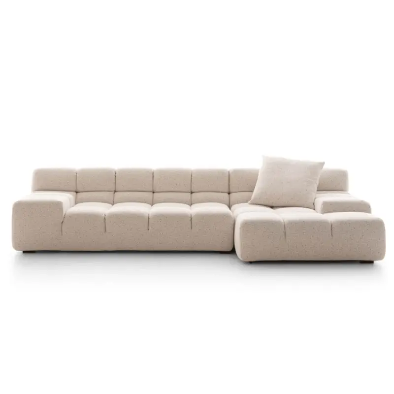 Offre Du Jour Sofa TUFTY-TIME Right Corner White Sambuco BoucléB&B ITALIA