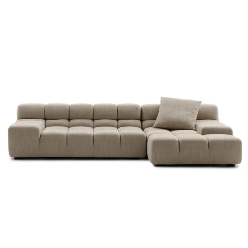 Canapé TUFTY-TIME angle droit Rattier Astro CordeB&B ITALIA Nouvelle Collection
