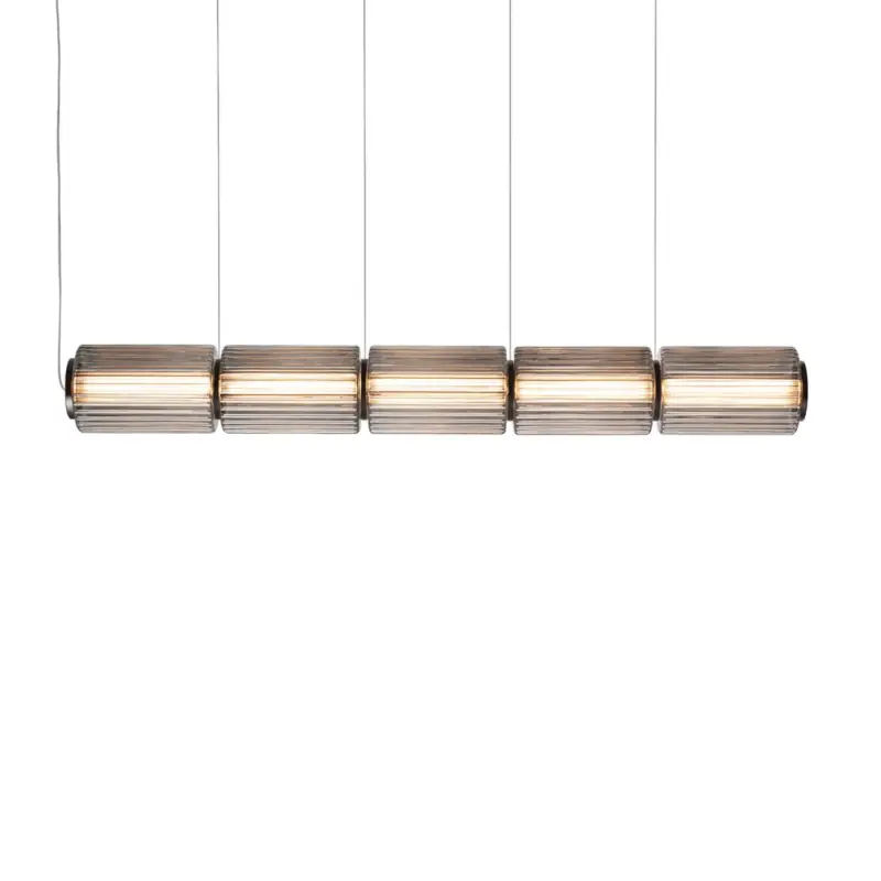 Produit De Marque Pendant Light COLUMN 175 Horizontal 5 CarbonAND LIGHT