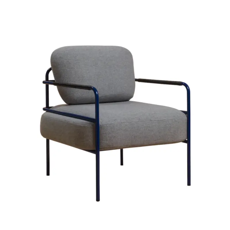 Expédition Rapide Fauteuil LAIME 42 Bleu saphir/ Arpin natté foncéNOMA