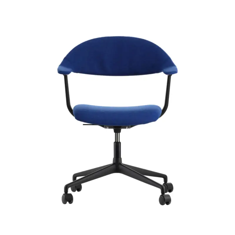 Commande En Gros Chaise MYNT piétement roulettes Cosy Electric Blue/ noirVITRA