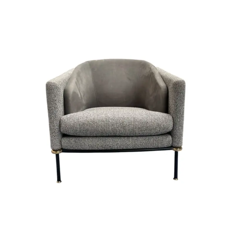 Promotion Saisonnière Easy chair FIL Fabric Nubuck GreyMINOTTI