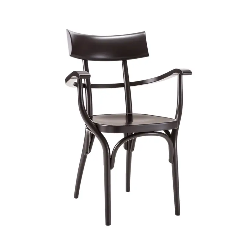 Expédié Aujourd&rsquo;hui Dining Chair CZECH with armrests BlackGEBRÜDER THONET VIENNA