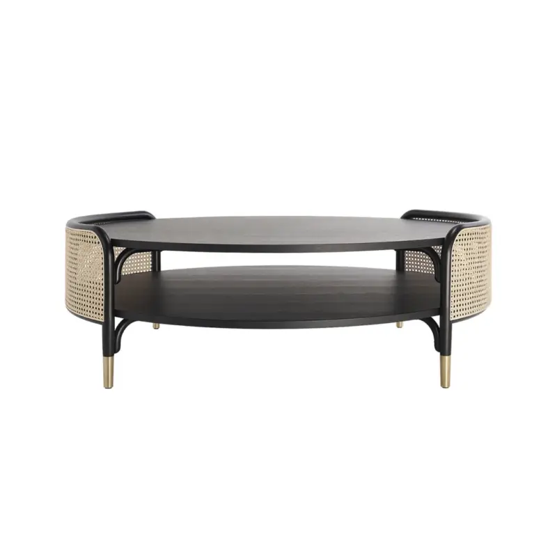 Coffee Table DETOUR BlackGEBRÜDER THONET VIENNA Commander Vite