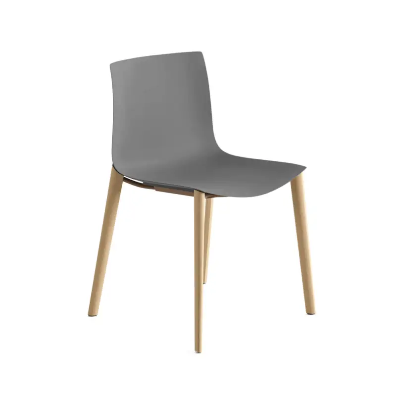 Réduction Chaise CATIFA RE 46 Pieds bois AnthraciteARPER