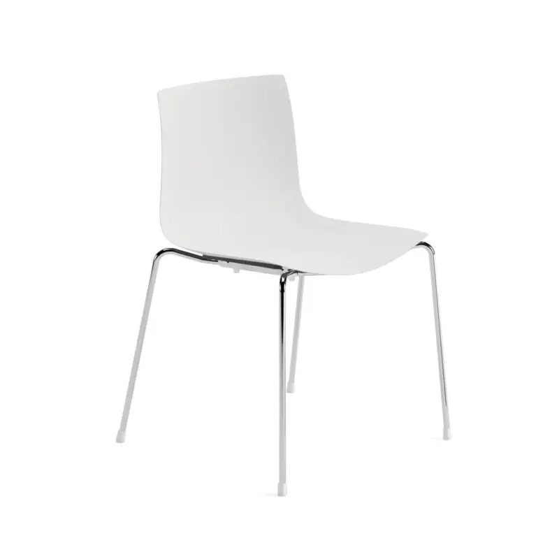 Certifié Chaise CATIFA RE 46 4 pieds Blanc luneARPER