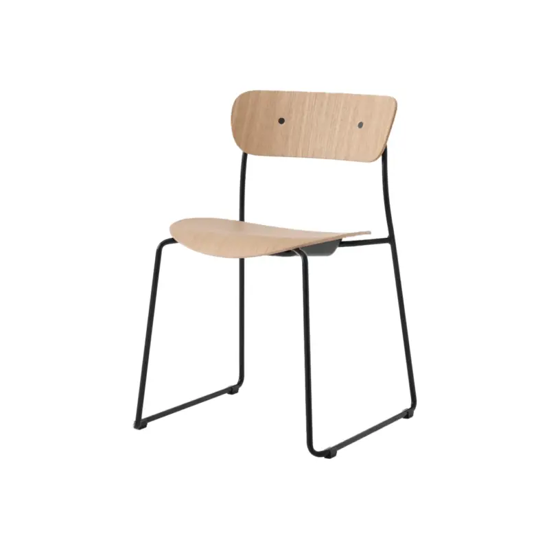 Chaise PAVILION AV51 Chêne laquéAND TRADITION Jusqu'à Épuisement Des Stocks