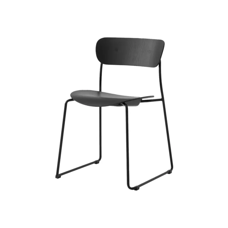 Dining Chair PAVILION AV51 Black OakAND TRADITION Acheter En Ligne