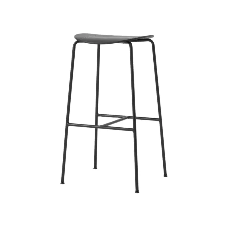 Tabouret haut PAVILION AV38 Chêne NoirAND TRADITION Pas Cher