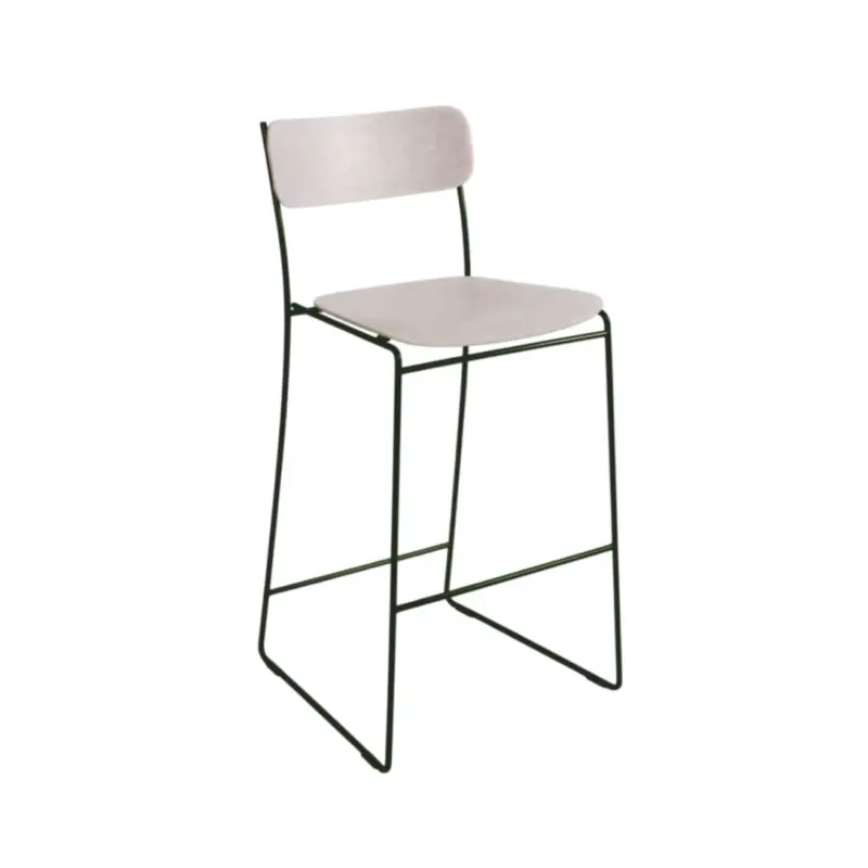 Soldes Tabouret haut SEN 95.6 Blanc/ vertNOMA