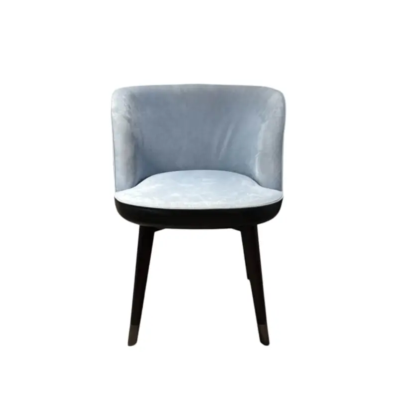Fauteuil COLETTE Kashmir AzurBAXTER MADE IN ITALY Seulement Aujourd&rsquo;hui