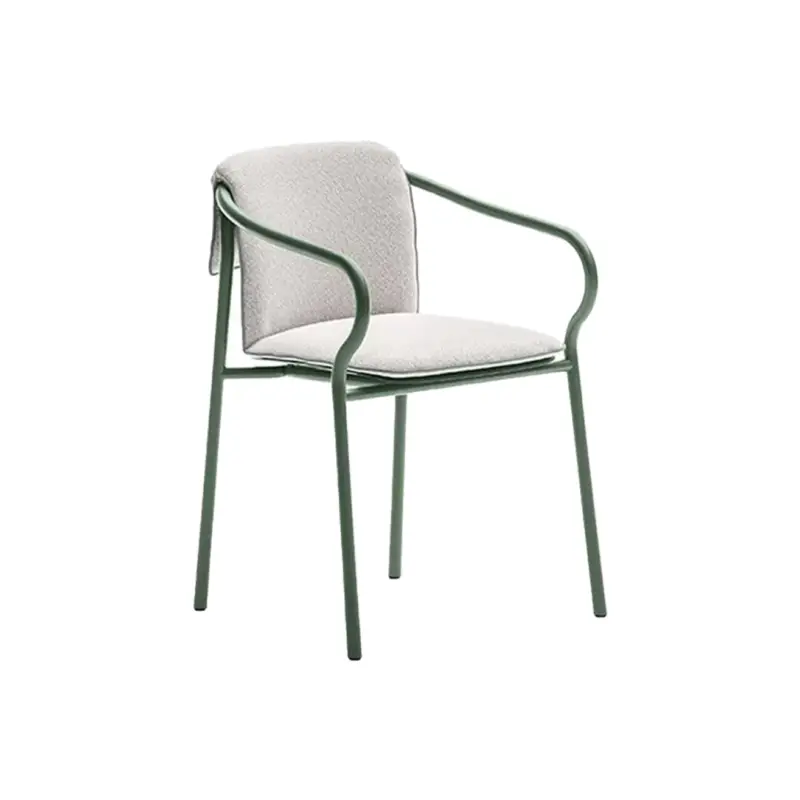 Outdoor Chair and Small Lounge Chair SALO with back and seat cushions Sage/ NuvolaUNOPIÙ Usine Directe